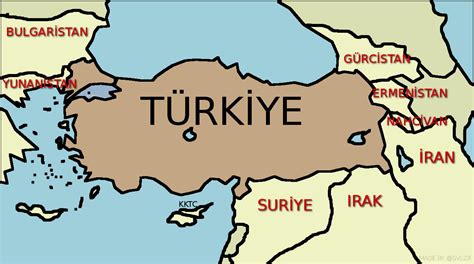 türkiye haritası sınır komşuları
